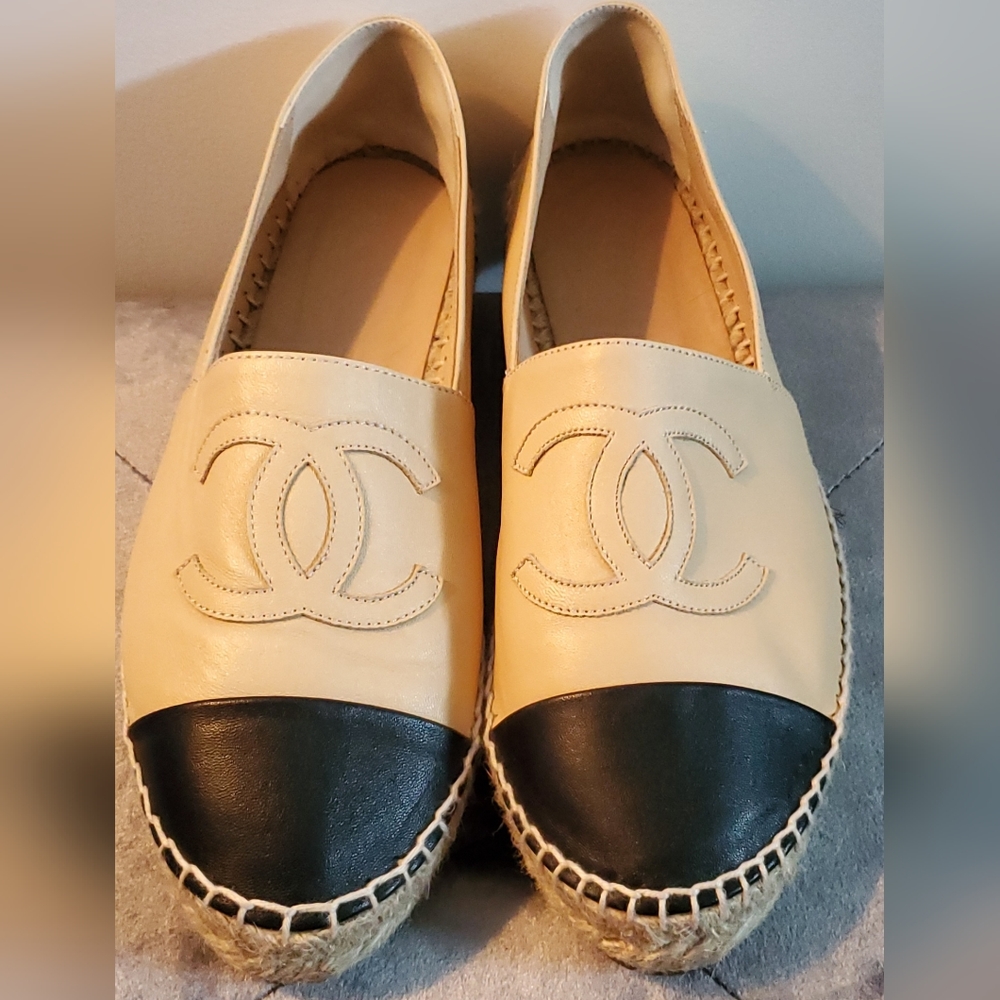 Chanel Lambskin Espadrilles